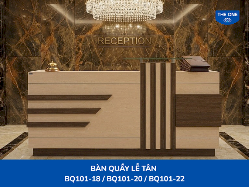 Kiểu dáng hiện đại giúp tối ưu khu vực đón tiếp khách sạn