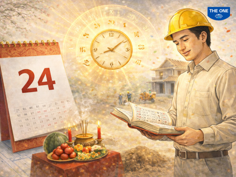 Việc khởi công đúng thời điểm được cho là giúp quá trình thi công diễn ra suôn sẻ, hạn chế sự cố và mang lại may mắn về tài chính