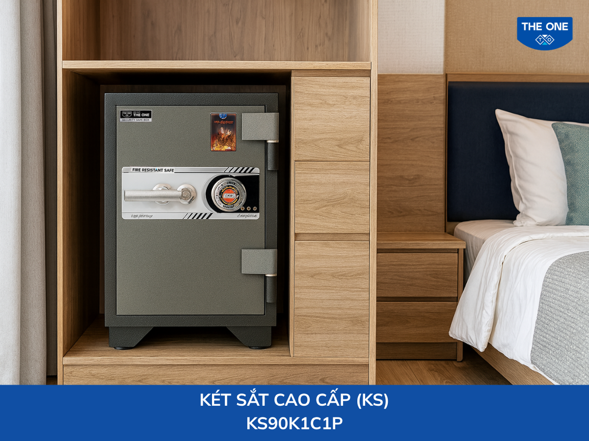 Két sắt cơ phù hợp với môi trường có độ ẩm cao hơn két sắt điện tử