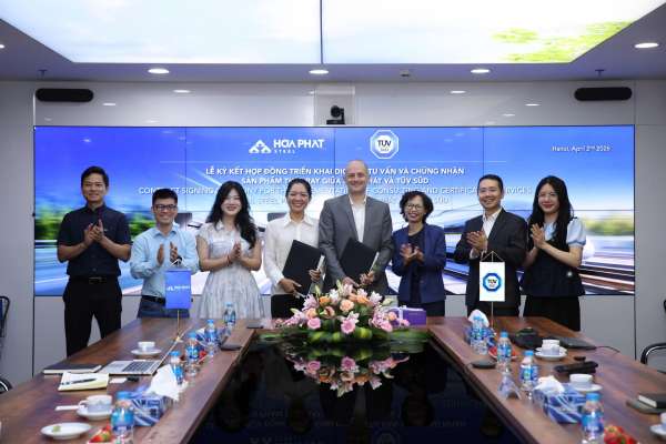 Hoa Phat partners with TÜV SÜD to certify railway rail quality