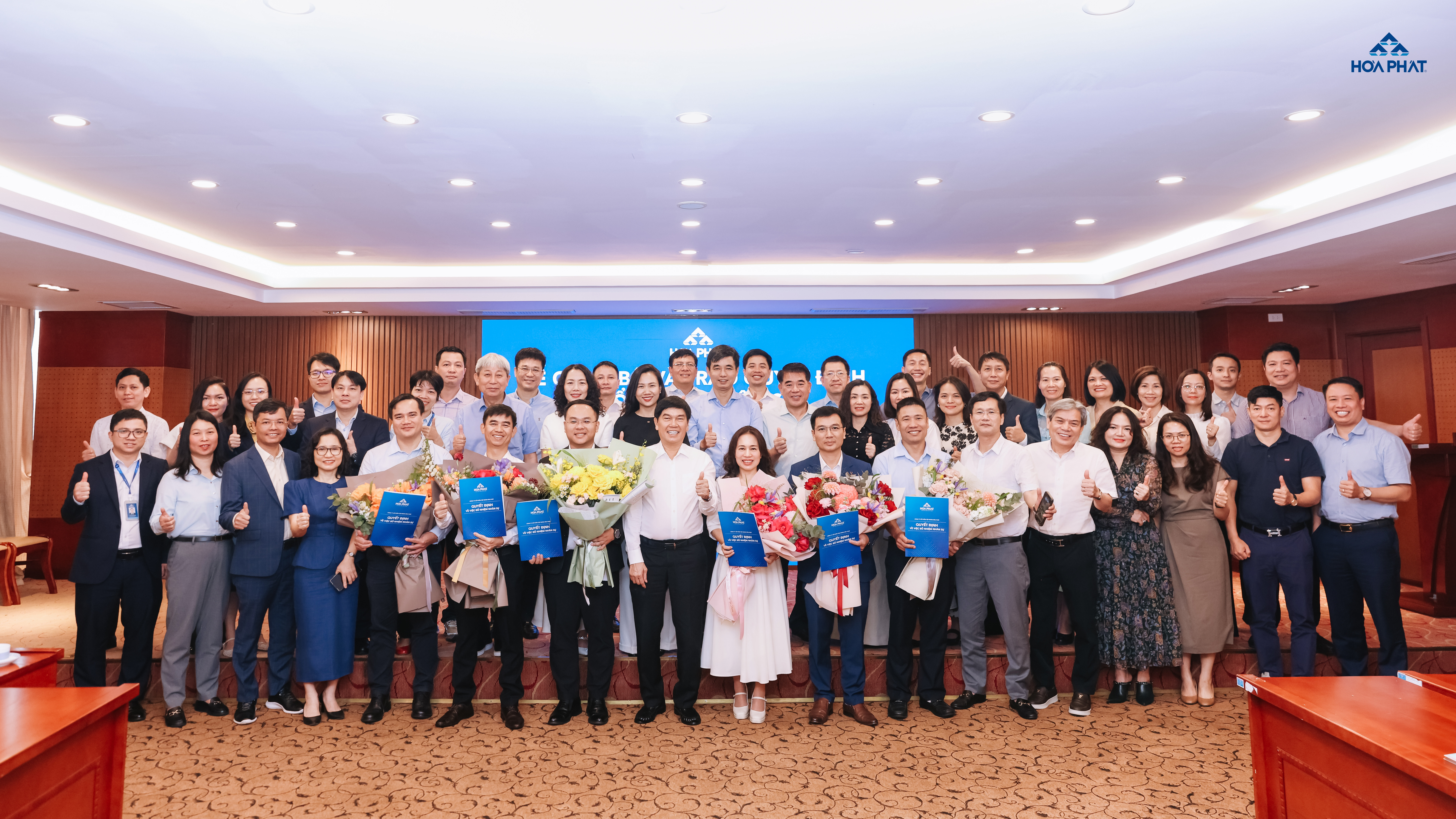 Hòa Phát điều chỉnh cấp quản trị Công ty CP Xây dựng Long Việt, bổ nhiệm Phó Giám đốc Thép Hải Dương, Thép Hưng Yên