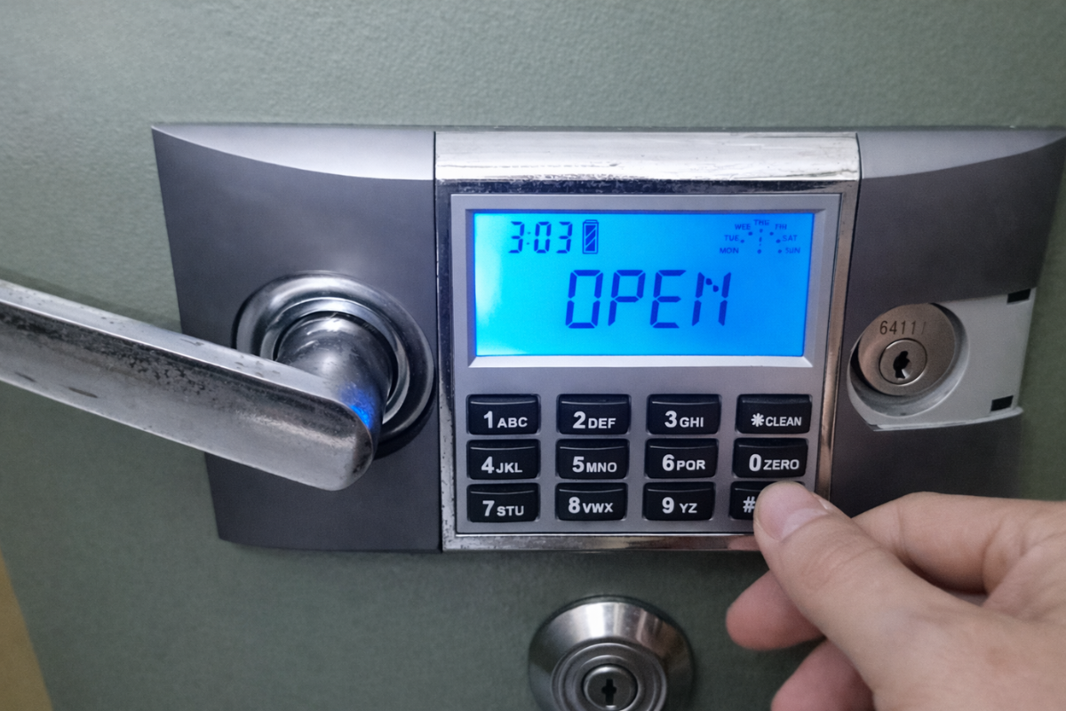 Két sắt báo OPEN là đã thành công. (Nguồn ảnh: Internet)