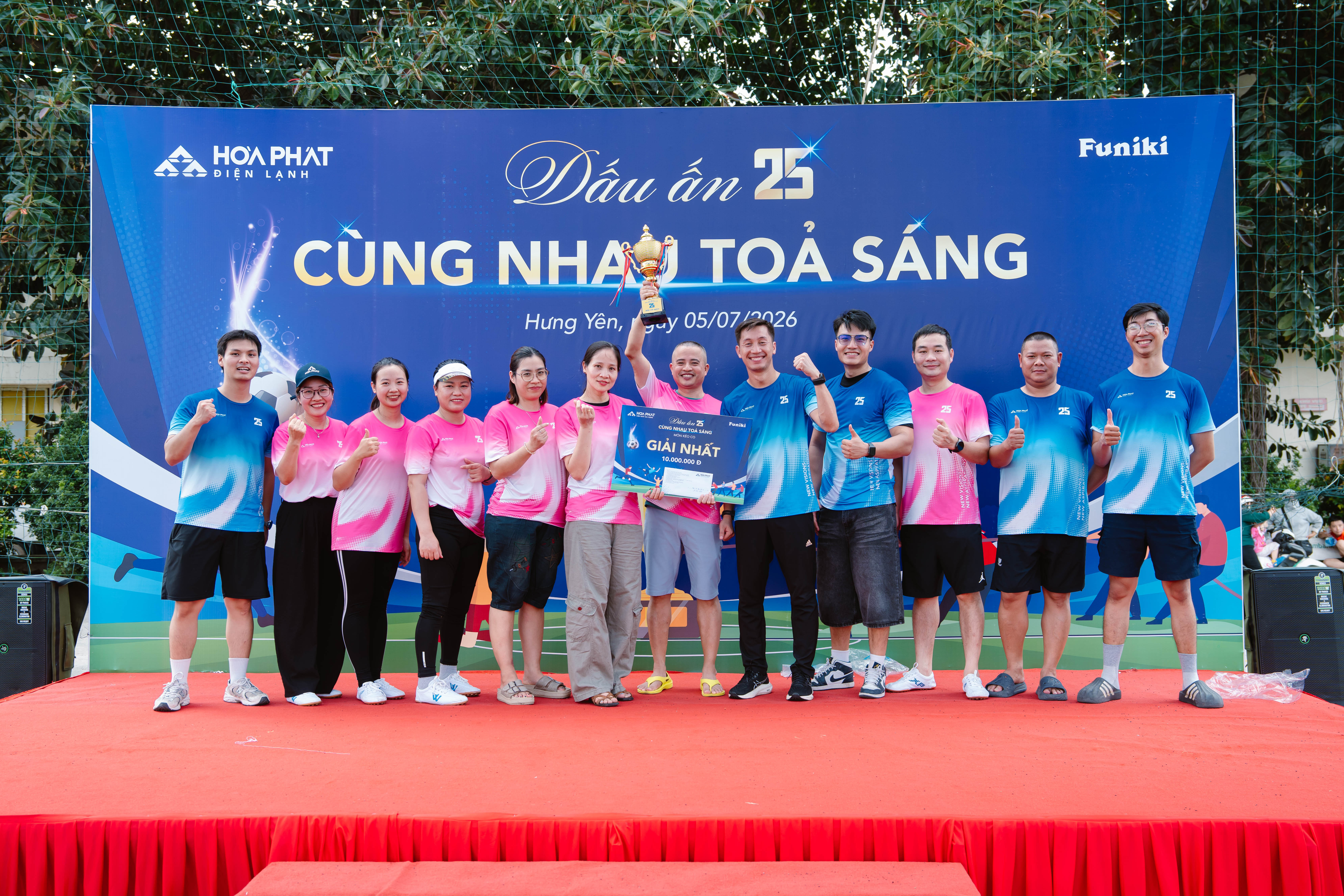 Trọn vẹn khoảnh khắc tại ngày hội thể thao Điện lạnh Hòa Phát