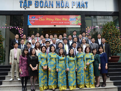 Hòa Phát gặp mặt đầu Xuân Ất Mùi