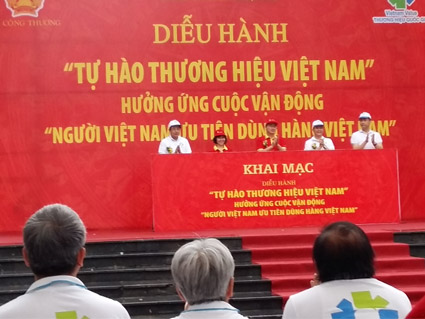 Hòa Phát tham gia diễu hành Tự hào thương hiệu Việt Nam